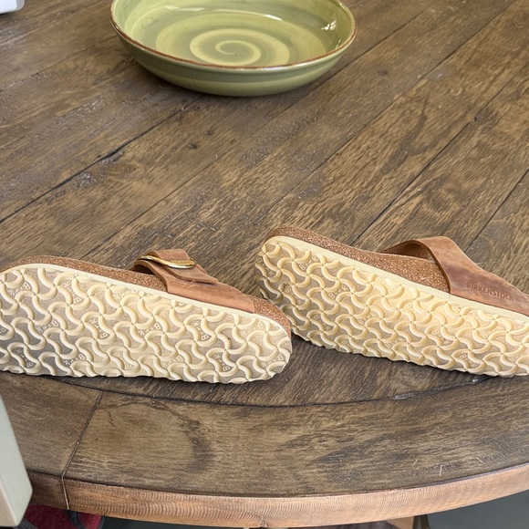 Birkenstock Gizeh Women’s size 39 cognac oiled leather. - Picture 7 of 8